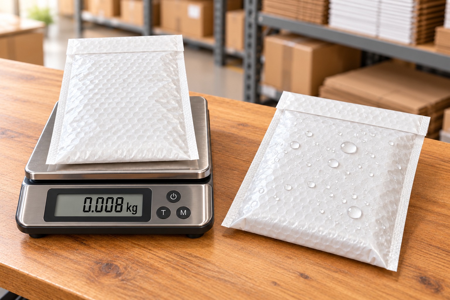 Lightweight & water-resistant